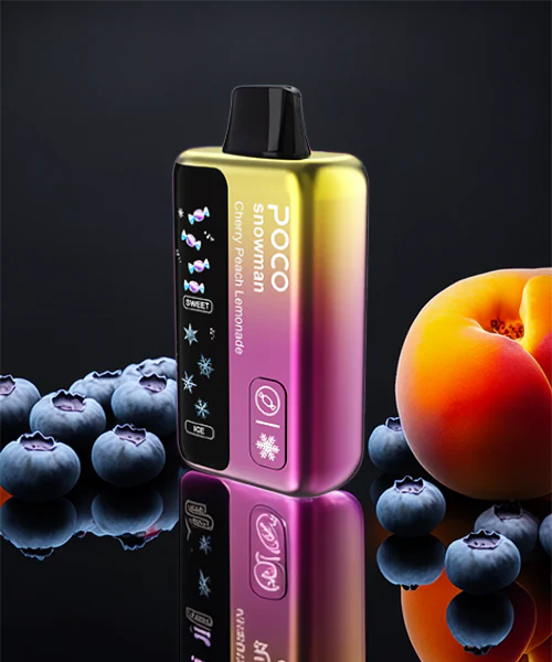 Poco Snowman 70000 – Cherry Peach Lemonade 5%